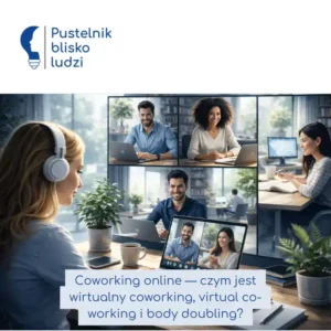 Coworking online — czym jest wirtualny coworking, virtual co-working i body doubling?